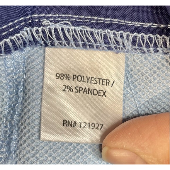 Johnnie O Golf Shorts Men 38 Blue Chino Outdoors Hike Camp Club Performance Surf - Picture 4 of 8